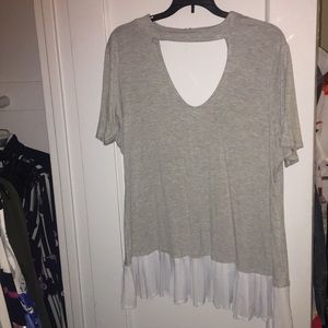 Fringed T-shirt